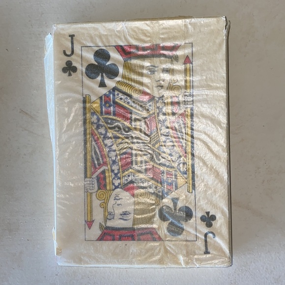 Vintage Big Dealer Plastic Coated Jumbo Playing Cards Made In Hong Kong - Picture 3 of 8